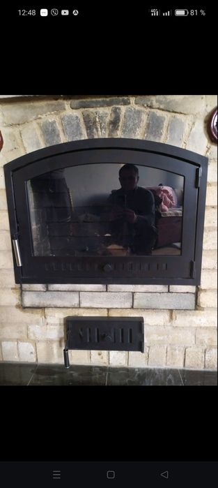 Дверца для камина со стеклом под заказ и размер дверка в камин каминна