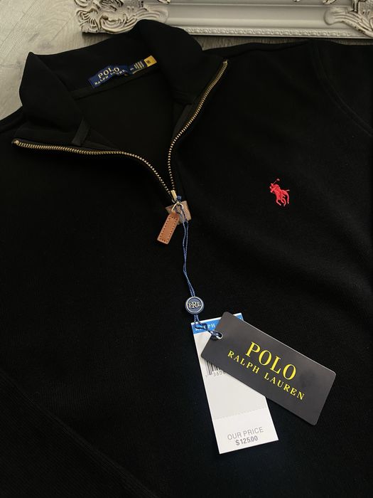 Кофта Polo Ralph Lauren 1/3 zip, полузамок ральф, кофта поло ральф
