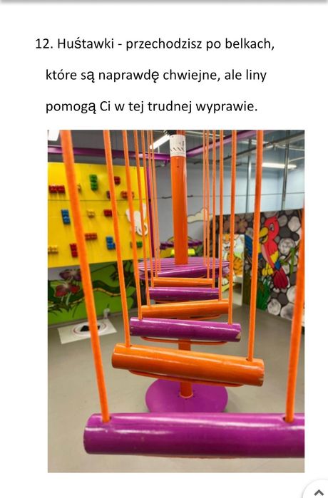 Profesjonalny Park linowy dla dzieci i młodzieży