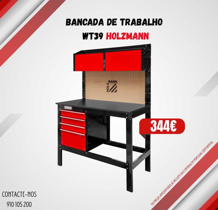 Bancada Banca de trabalho HOLZMANN 1200 mm capac. 100 Kg JL20