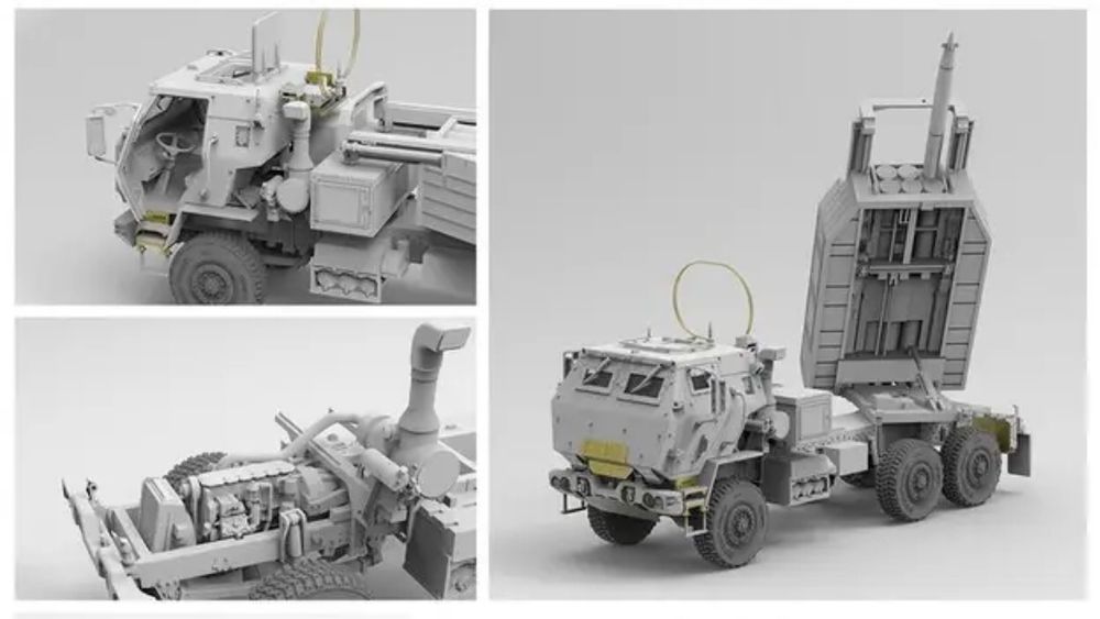 Конструктор модель M142 HIMARS военный ракетный комплекс 3D пазл