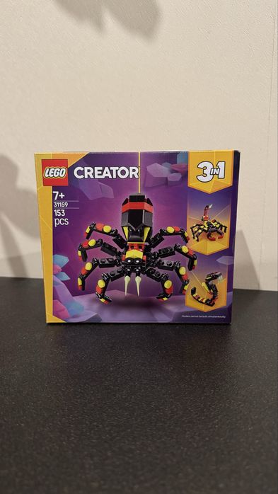 Конструктор б/в LEGO Creator Дика тварина: Дивовижний павук (31159)