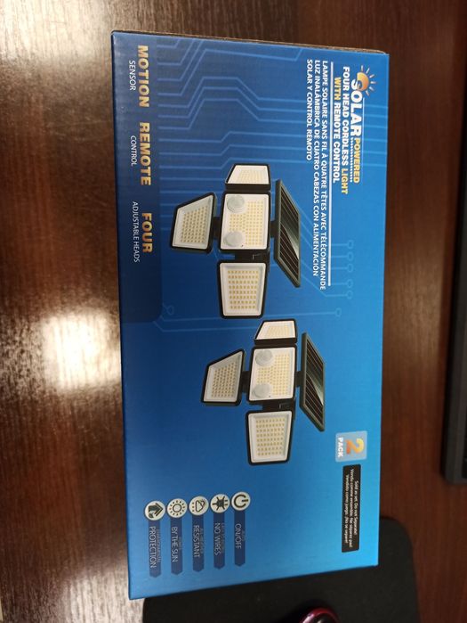 Lampy solarne z czujnikiem ruchu 2 szt.