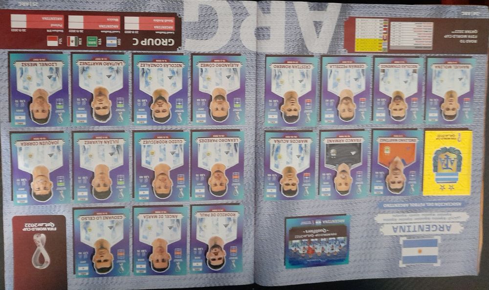 Caderneta da copa do mundo 2022