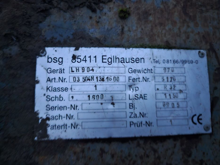 Łyżka liebherr 904 skarpowka 160cm