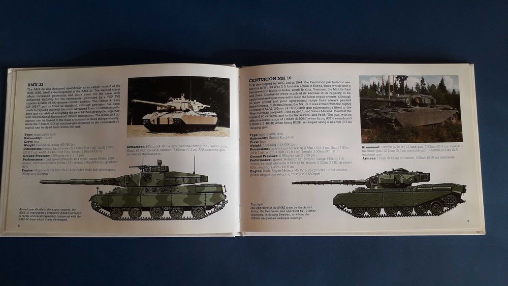 Livro The Concise Illustrated Book of Tanks - Bom Estado