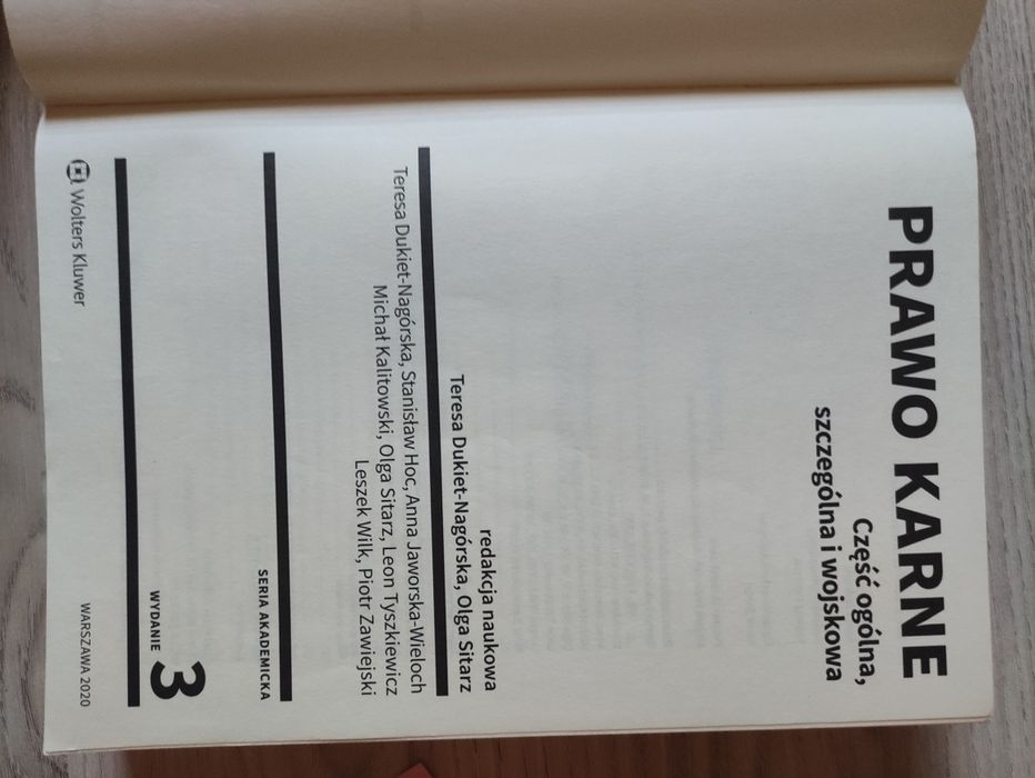 Podręcznik "Prawo karne"