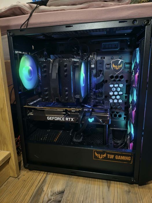 Mocny komputer gamingowy – Ryzen 7 5700X + RTX 3080 Ti 12 GB 32 GB RAM 1.5TB dyski TUF GAMING