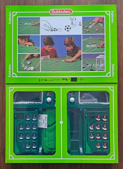 Jogo de futebol de mesa Subbuteo, set 60140 - Novo vintage