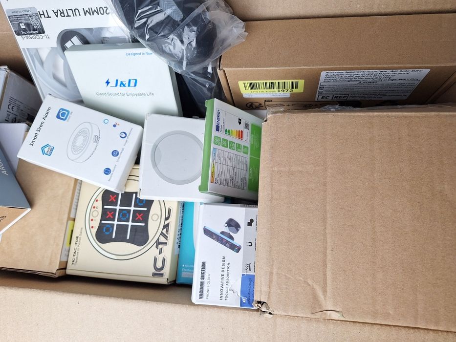 Pakiet mix i elektronika – nowe i zwroty, wartość 600 zł+