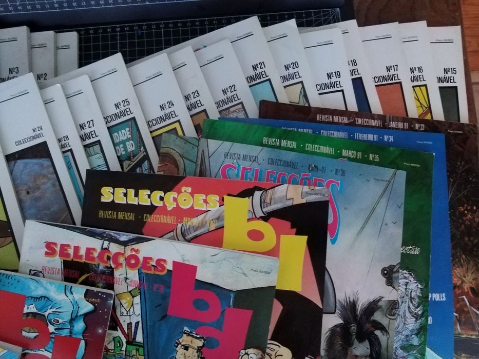 Revistas Selecções BD colecção anos 80 e 90. Primeiros números