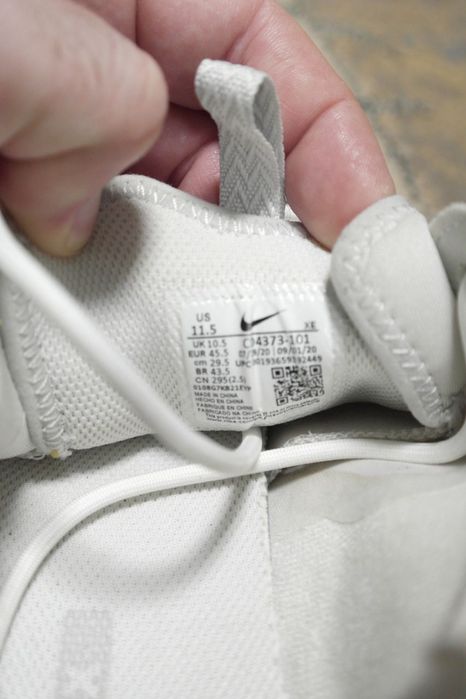 Кроссовки Nike React Vision White (CD4373-101) Оригинал 45.5 размер б/у