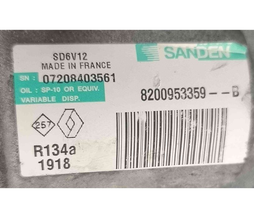 Compressor Ar Condicionado 8200953359 - RENAULT KANGOO