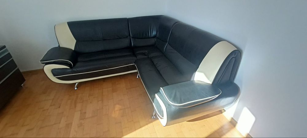 Sofa narożna skórzana