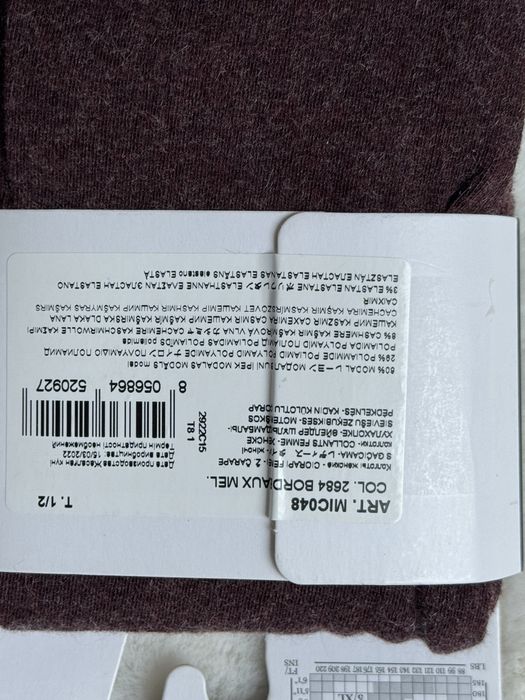 Calzedonia premium ciepłe mięciutkie rajstopy soft warm kaszmir