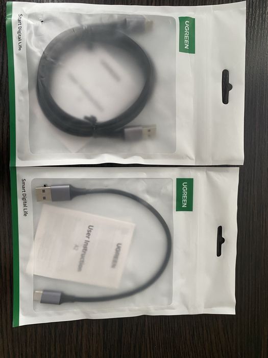 UGreen type-A - type-c 1,5m/0,25m