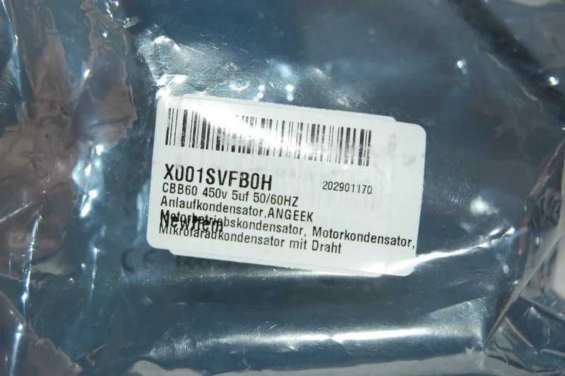 Kondensator prądu silnika #e2