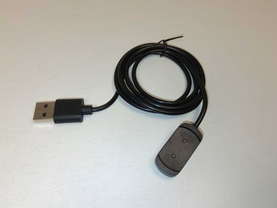 N108 Kabel Ładowarka Magnetyczna USB Do Smartwatcha 1m Czarna