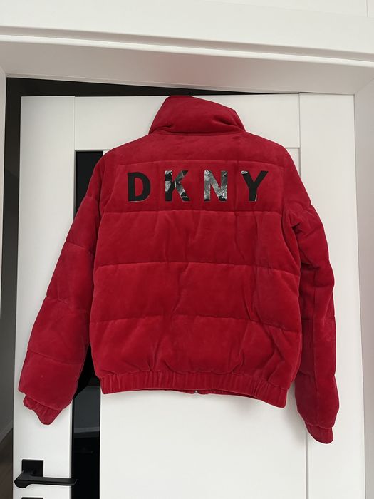 DKNY kurtka damska welurowa