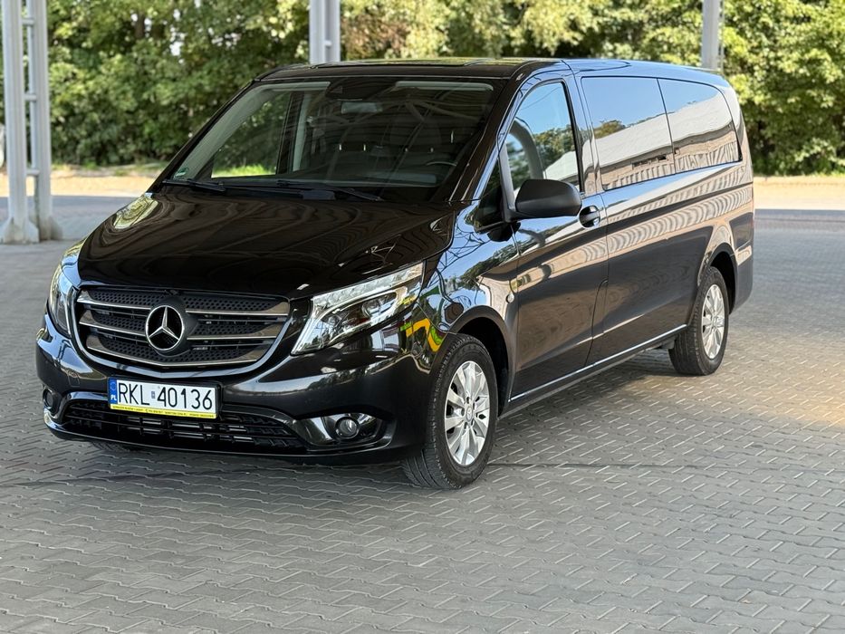 WYNAJEM Busa Mercedes Vito Tourer 9 osób Extra Long 2.2 BiTurbo 7G Bus
