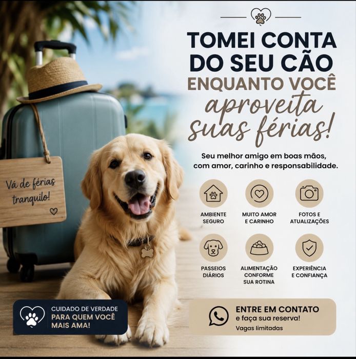 Walk your dog while you're on vacation!