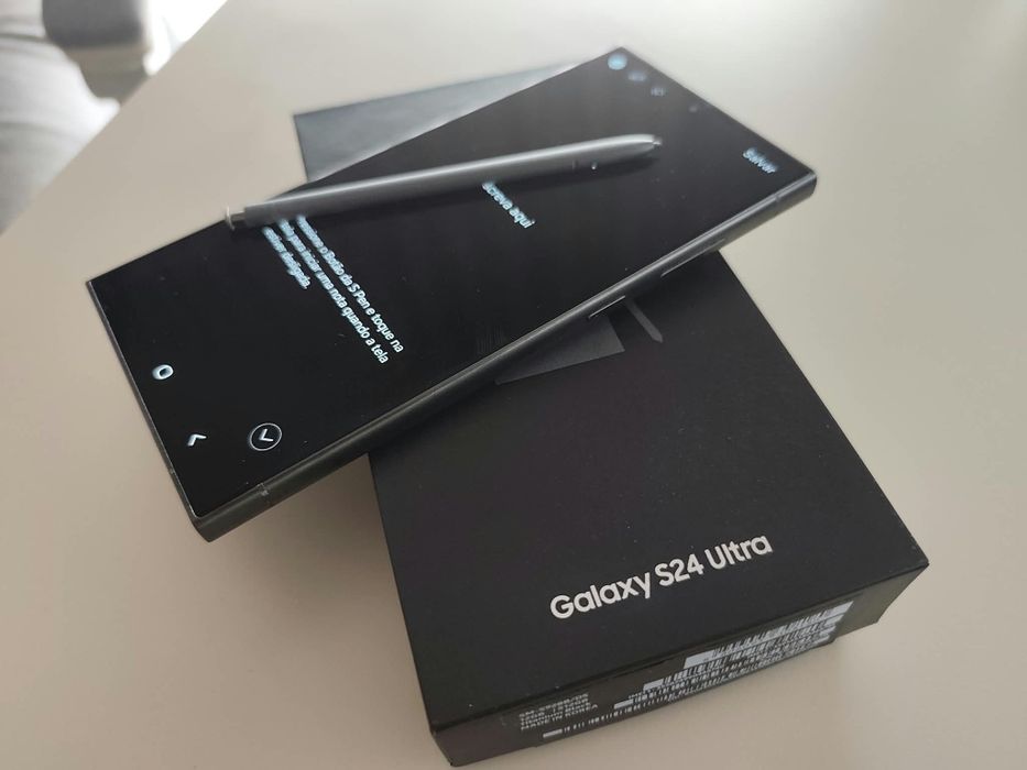 Samsung Galaxy S24 Ultra 512GB Preto – Muito bom estado, garantia até 01/2028