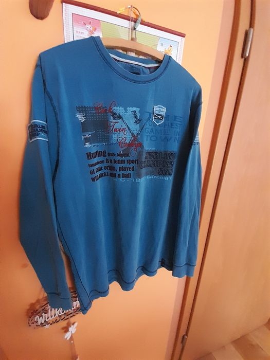 Sweterek męski niebieski L