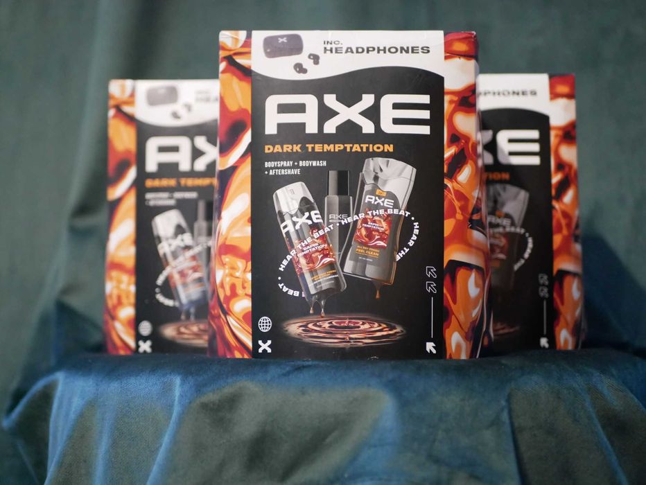 Zestaw AXE Dark Temptation  + Słuchawki  URODZINY / PREZENT DZIEŃ OJCA