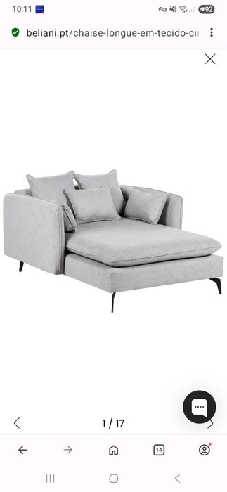 Beliani Chaise Longue