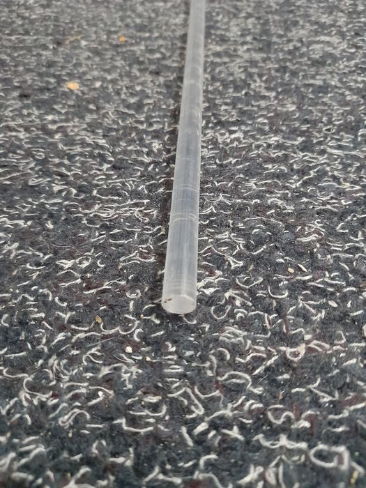 Vareta de acrílico transparente