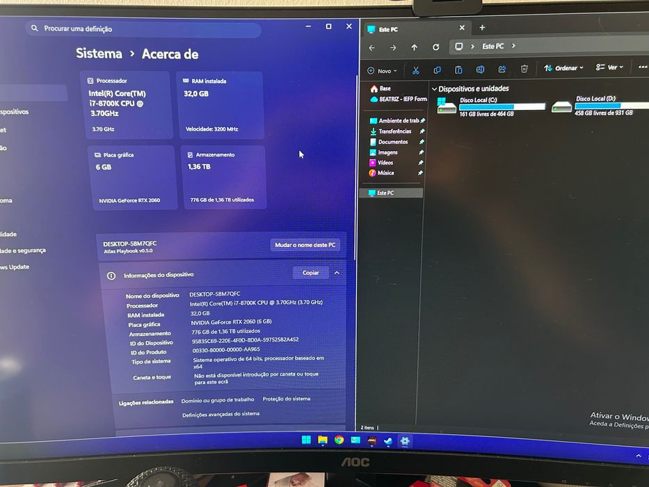 Pc gaming Venda URGENTE