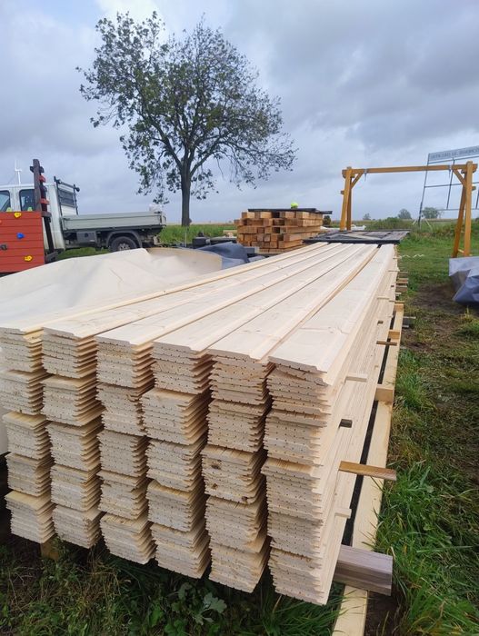 Deska Elewacyjna Pióro Wpust Boazeria 14 mm x 110 mm krycia x 420cm