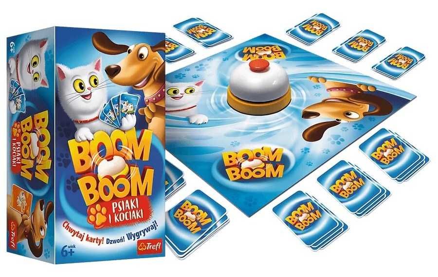 Gra Zręcznościowa Boom Boom – Psiaki i Kociaki 01909 Trefl