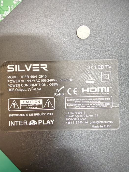 Placa TV SILVER IPFR-40/412915