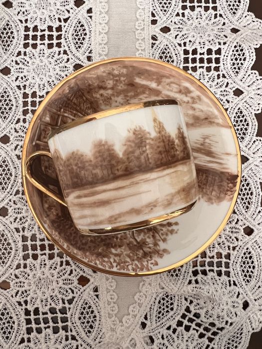 Chávena de café dourada Coimbra