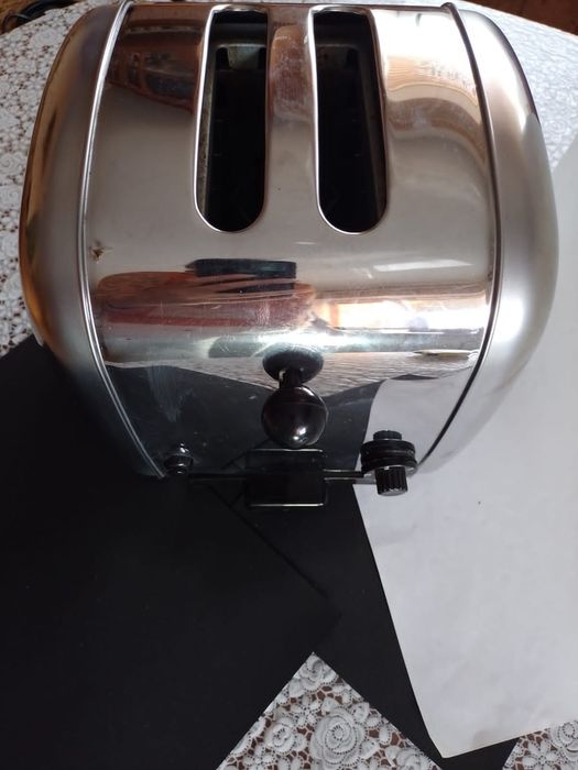 Тостер, хромований, вінтажний, ретро.