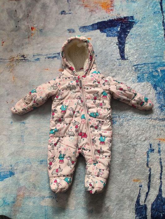 Kombinezon zimowy ocieplany dla dziewczynki So Cute 74 cm