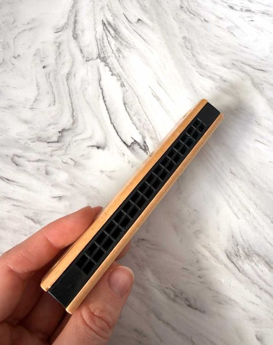 drewniana harmonijka ustna