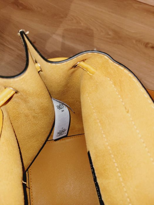 New Look nowy plecak shopper bag musztardowy