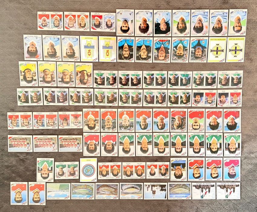FIFA World Cup Mexico 86 naklejki 85 naklejek PANINI