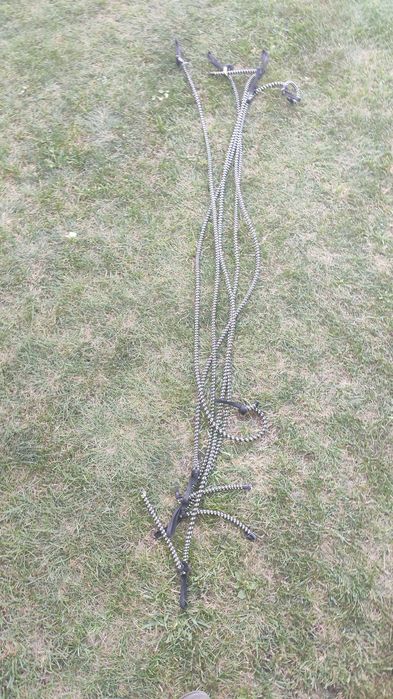 gumy do  trampopliny zielono czarne