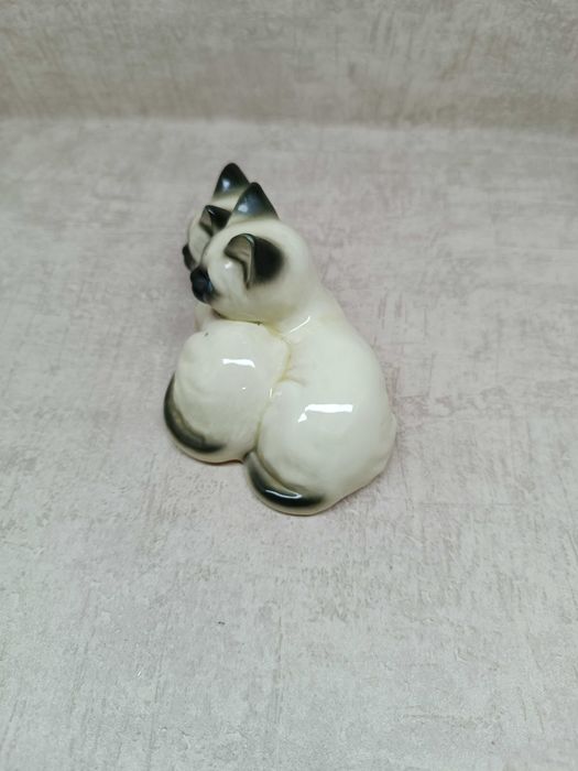 Beswick Figurka Dwa Koty Syjamskie