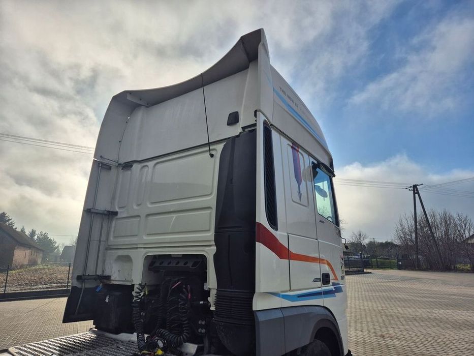 kabina biała kompletna daf xf 106 euro 6 lift super space cab