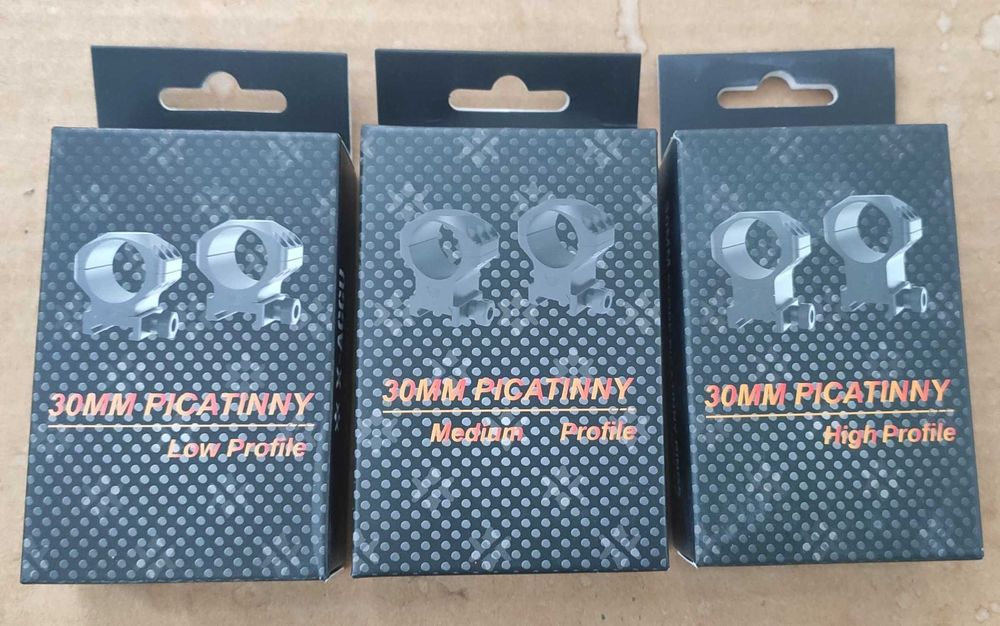 Кільця Vector Optics на пікатінні 6-гвинтові