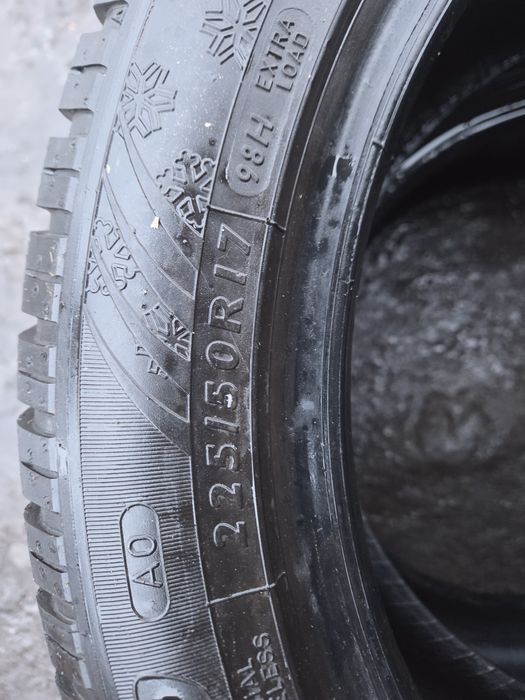Шини зимові 225/50/r17, Dunlop Winter Sport 4D, 2023р.