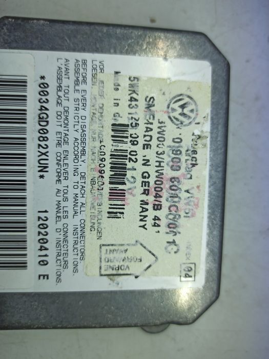 Centralina de Airbag - VOLKSWAGEN FOX Hatchback (5Z1, 5Z3, 5Z4) | 03 - 15