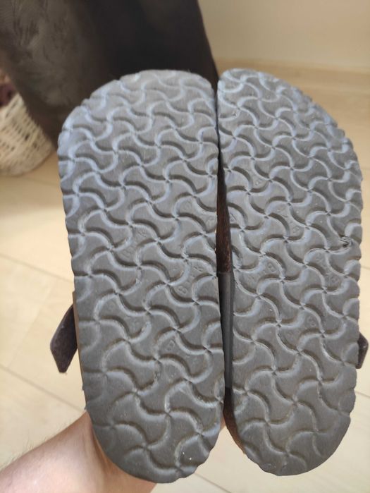 Damskie klapki japonki skórzane Birkenstock Gizeh r. 41 26,5 cm bdb