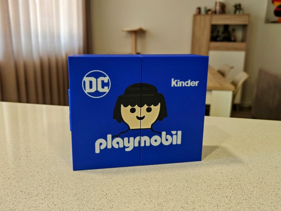 Expositor suporte organizador Playmobil DC Comics Kinder