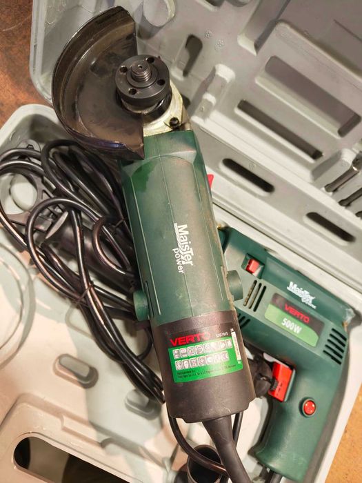 Zestaw elektronarzędzi Verto 52G105 wiertarka + szlifierka