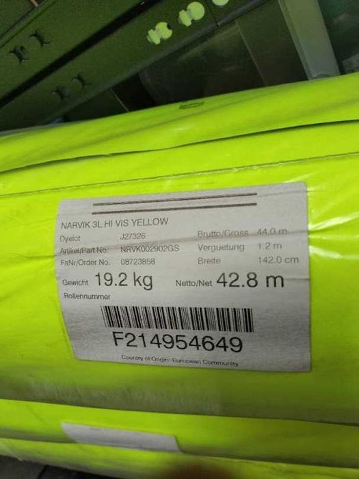 materiał do szycia odzieży ochronnej odblaskowej
